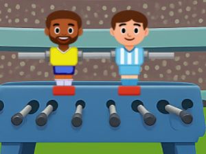 Gêm Cicio Pêl-droed Tabl Pong ar-lein
