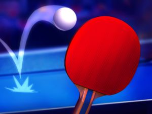 Gêm Tenis bwrdd ar agor ar-lein