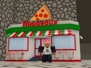 Gêm Dosbarthu Pizza Obby ar-lein