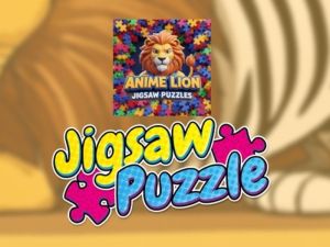 Gêm Posau jig-so llew anime ar-lein