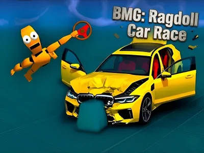 Gêm BMG: Ragdoll Car Race ar-lein