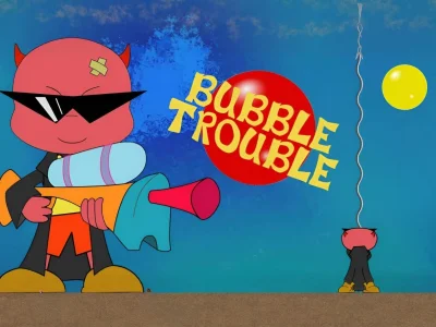 Gêm Bubble Trouble ar-lein