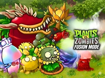 Gêm Plants vs Zombies Fusion Mode ar-lein