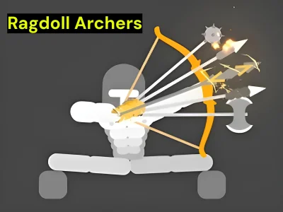 Gêm Ragdoll Archers ar-lein