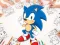 Gêm Sonic Coloring ar-lein