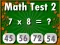 Gêm Math Test 2 ar-lein