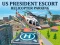 Gêm US President Escort Helicopter Parking ar-lein