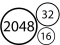 Gêm Merge Numbers 2048 ar-lein