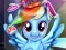 Gêm Rainbow pony real haircuts ar-lein