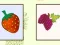 Gêm Fruits Memory ar-lein