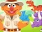 Gêm 123 Sesame Street: Ernie's Dinosaur Day Care ar-lein