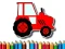Gêm Easy Kids Coloring Tractor ar-lein