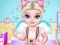 Gêm Naughty Baby Elsa's Weekend ar-lein
