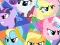 Gêm Pony Round Puzzle ar-lein