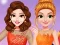 Gêm Princesses Ice Skating Dress Up ar-lein