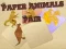Gêm Paper Animals Pair ar-lein