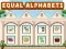 Gêm Equal Alphabets ar-lein