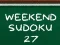Gêm Weekend Sudoku 27 ar-lein