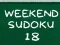 Gêm Weekend Sudoku 18 ar-lein