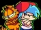 Gêm Funkin' On a Monday with Garfield the cat ar-lein