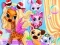 Gêm Pets Grooming Bubble Party ar-lein