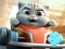 Gêm Jigsaw Puzzle: Cat Racing Driver ar-lein