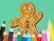 Gêm Coloring Book: Gingerbreads ar-lein