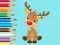 Gêm Coloring Book: Cute Christmas Reindeer ar-lein