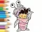 Gêm Coloring Book: Monster Costume Girl ar-lein