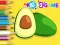 Gêm Coloring Book: Avocado Fruit ar-lein