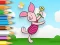 Gêm Coloring Book: Piglet Holds Toy Windmill ar-lein
