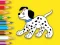 Gêm Coloring Book: Cute Spotted Dog ar-lein