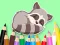 Gêm Coloring Book: Baby Raccoon ar-lein
