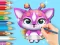 Gêm Coloring Book: Cute Fluvsies ar-lein