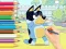 Gêm Coloring Book: Bluey And Bingo ar-lein