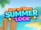 Gêm Glam And Glossy Summer Look ar-lein