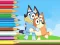 Gêm Coloring Book: Bluey And Bingo Holiday ar-lein