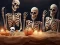 Gêm Halloween Skeleton Colony Escape ar-lein