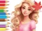 Gêm Coloring Book: Barbie Autumn Tale ar-lein