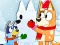Gêm Jigsaw Puzzle: Bluey Christmas Snowman ar-lein