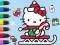 Gêm Coloring Book: Hello Kitty Christmas ar-lein