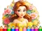 Gêm Coloring Book: Flower Dress Up ar-lein