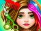 Gêm Hair Salon & Dress Up Girl ar-lein
