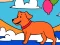 Gêm Color By Code: Yellow Dog ar-lein