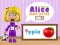 Gêm World of Alice First Letter ar-lein