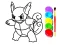 Gêm Pokemon Coloring Book ar-lein