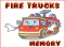 Gêm Fire Trucks Memory ar-lein