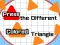 Gêm Press The Different Colored Triangle ar-lein