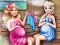 Gêm Cute Mommies Pregnant Sauna ar-lein