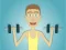 Gêm Muscle Clicker ar-lein